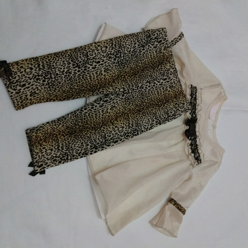 Bonnie Baby..Baby girl 2pc pants outfit 6m